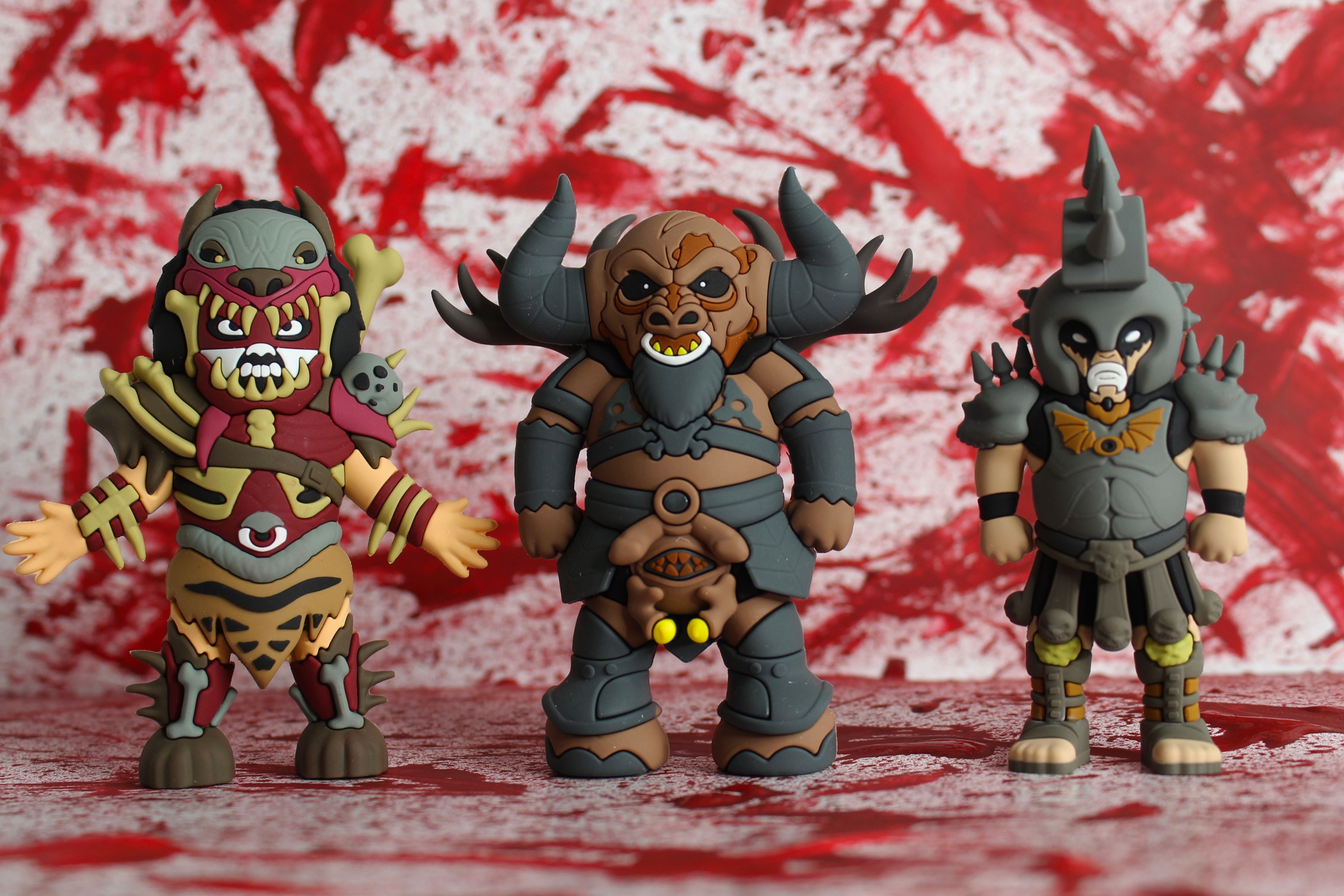 GWAR: SERIES 1 FIGURE SET BUNDLE (BLOTHAR, BEEFCAKE, AND JIZMAK)