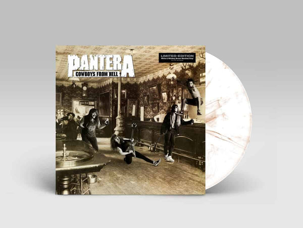 PANTERA 'COWBOYS FROM HELL' LP (White & Whiskey Brown Vinyl)
