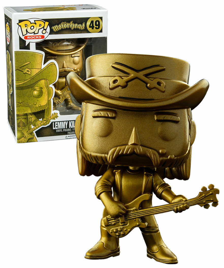 FUNKO POP! ROCKS: LEMMY KILMISTER GOLD RAINBOW BAR & GRILL STATUE