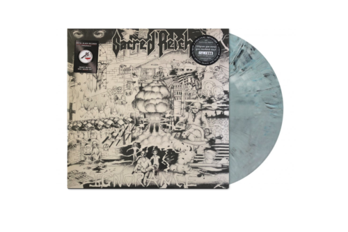 SACRED REICH 'IGNORANCE' LP (30th Anniversary Edition, Original Artwork, Gun Metal Grey Marble Vinyl)