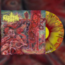 CEREBRAL ROT 'EXCRETION OF MORTALITY' RED INSIDE HIGHLIGHTER YELLOW LP