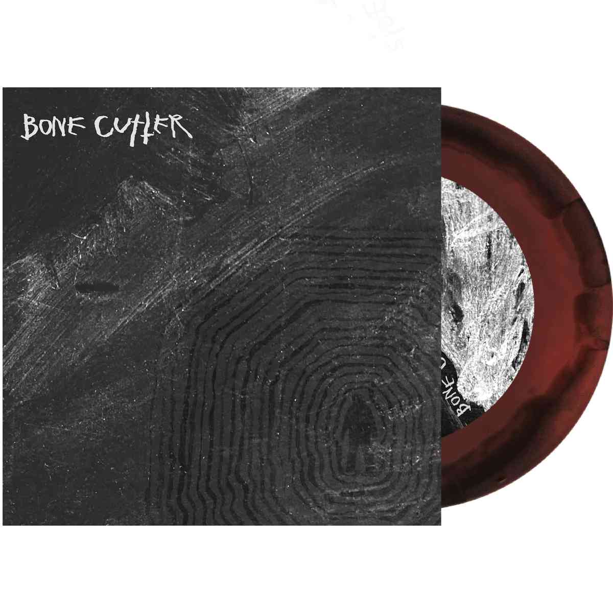 BONE CUTTER ‘BONE CUTTER’ 7" (Limited Edition - Only 100 Made, Oxblood & Black Swirl Vinyl)