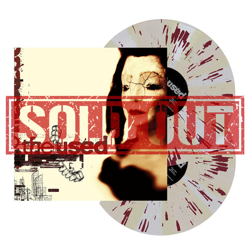 THE USED ‘SELF-TITLED’ LIMITED-EDITION 2LP BONE AND ULTRA CLEAR PINWHEEL WITH MAROON SPLATTER — ONLY 500 MADE