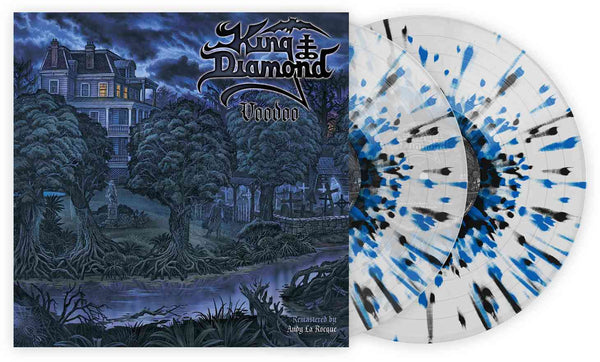 KING DIAMOND 'VOODOO' 2LP (Clear w/ Blue & Black Splatter Vinyl)
