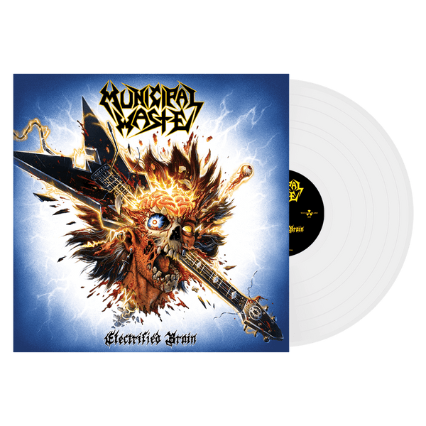 MUNICIPAL WASTE 'ELECTRIFIED BRAIN' LIMITED EDITION WHITE LP – ONLY 300 MADE