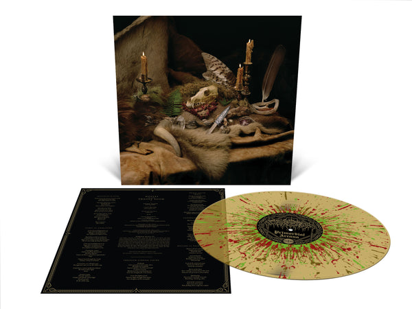 WOLVES IN THE THRONE ROOM ‘PRIMORDIAL ARCANA’ LIMITED-EDITION TRANSLUCENT GOLD WITH BROWN, OXBLOOD, AND OLIVE GREEN SPLATTER LP – ONLY 250 MADE